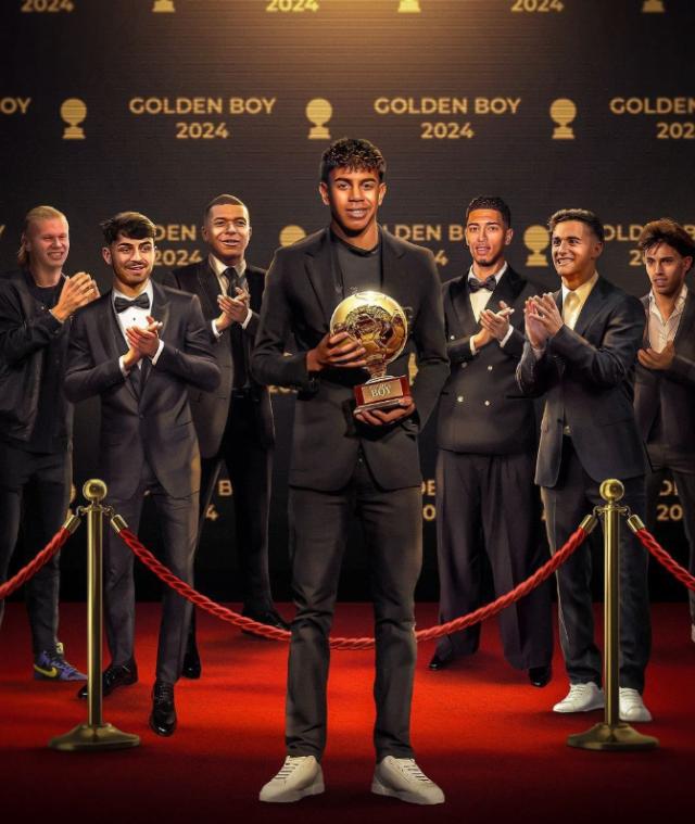 leyu-2024年金童奖评选结果出炉，亚马尔无悬念当选